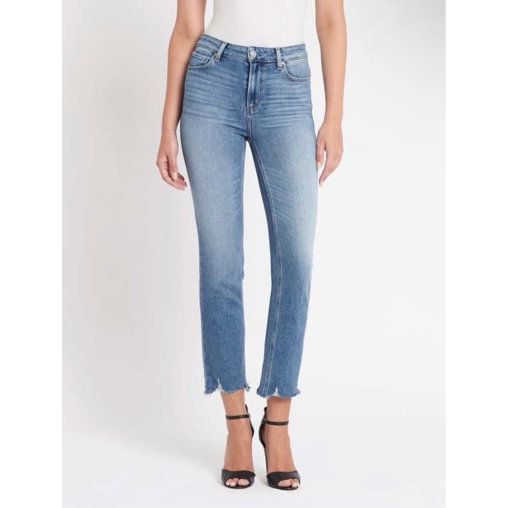 PAIGE Cindy High Rise Straight Ankle Jeans Light Wash Size 27